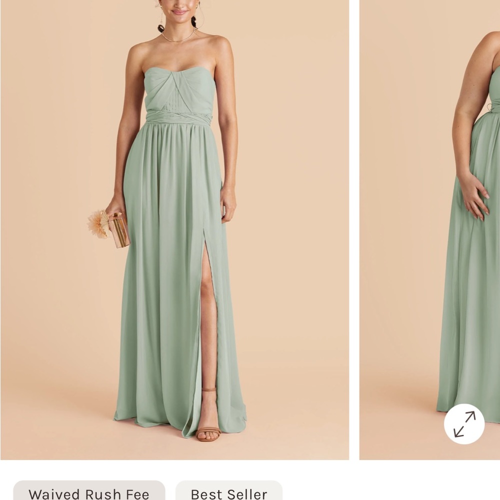 XXL Birdy Grey: Grace Convertible Dress - Chiffon Sage